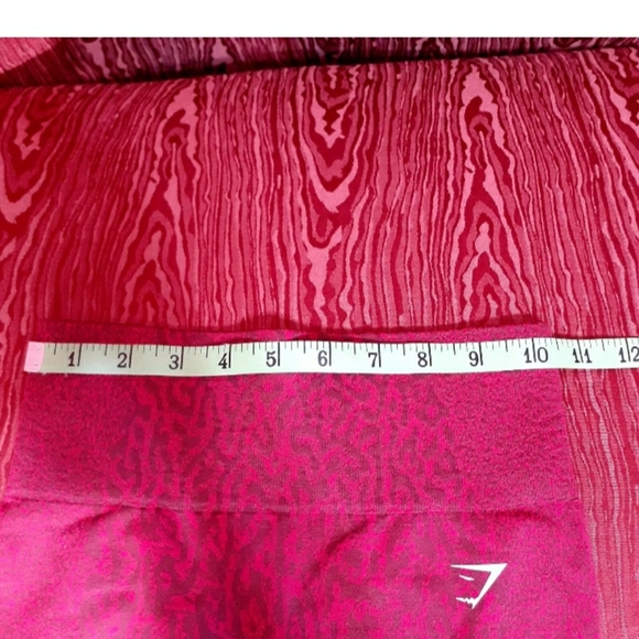 Gymshark Seamless Leggings Burgundy Adapt Camo Size XS Yoga Workout Running Gym - Picture 10 of 12
